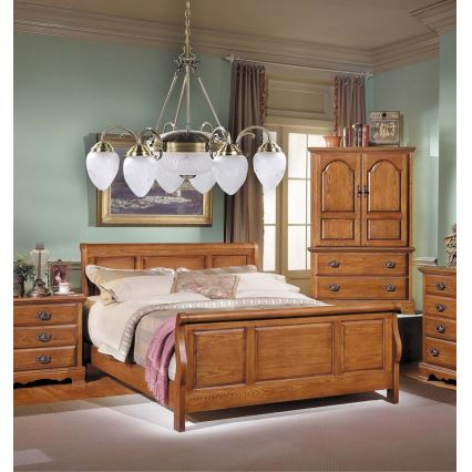 Rabalux 8636 - Ljuskrona med kedja ANNABELLA 6xE14/40W+2xE27/60W