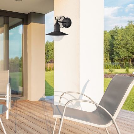 Rabalux 8680 - Utomhus Väggbelysning OSLO 1xE27/60W/230V