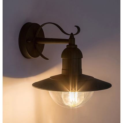 Rabalux 8682 - Utomhus Väggbelysning OSLO 1xE27/60W/230V