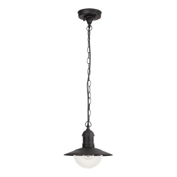 Rabalux 8717 - Utomhus Hängande lampa OSLO 1xE27/60W svart IP44