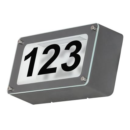 Rabalux 8747 - LED Utomhus Väggbelysning HANOVER 1xLED/12W