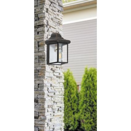 Rabalux 8754 - Utomhus Väggbelysning NORVICH 1xE27/60W/230V IP43