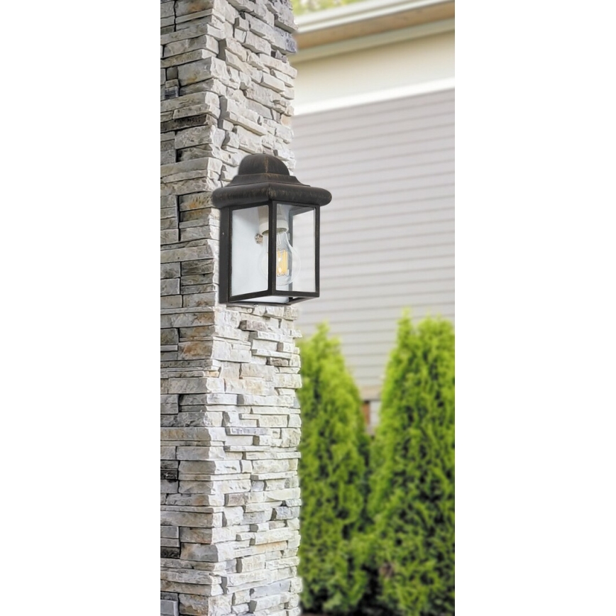 Rabalux 8754 - Utomhus Väggbelysning NORVICH 1xE27/60W/230V IP43