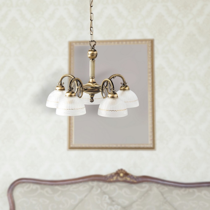 Rabalux 8815 - Ljuskrona med kedja FLOSSI 5xE27/40W/230V