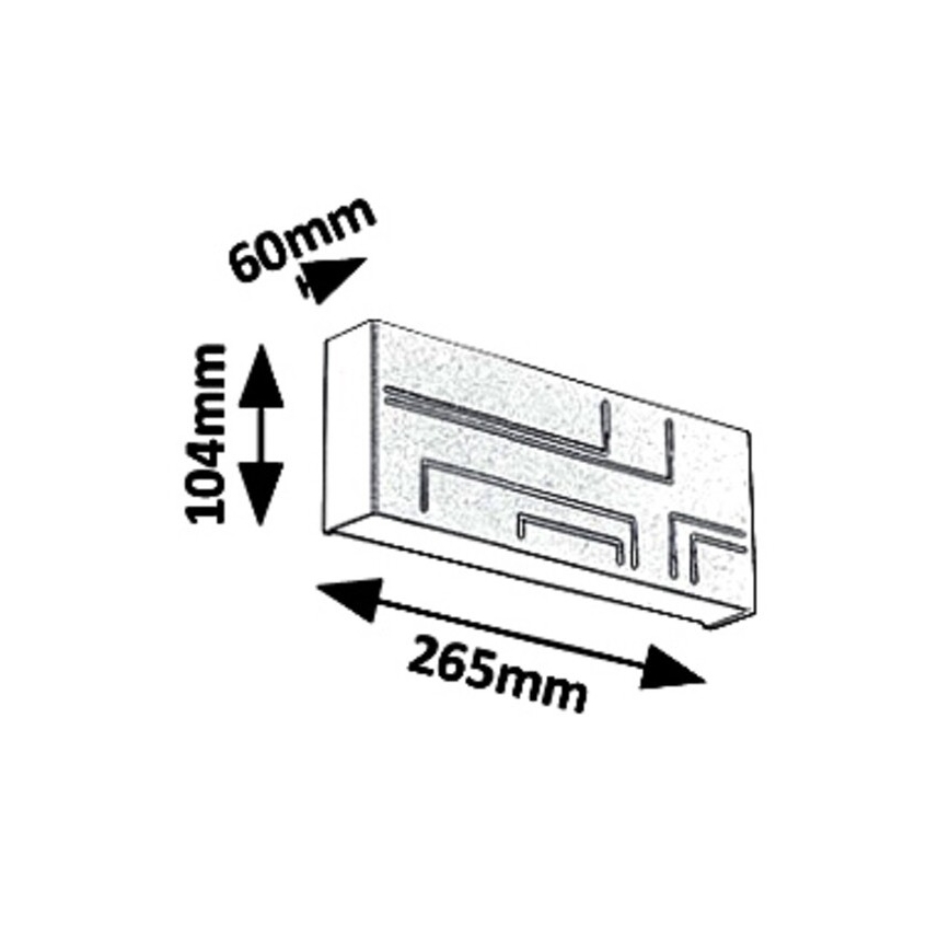 Rabalux 8873 - LED Utomhus Väggbelysning MARIBOR LED/12W/230V IP65