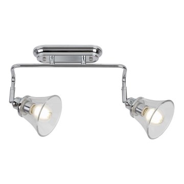 Rabalux - Badrumsspotlight 2xE14/40W/230V IP44