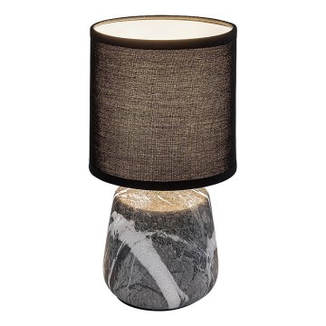 Rabalux - Bordslampa 1xE14/40W/230V svart/marmordekor