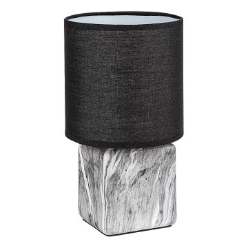 Rabalux - Bordslampa 1xE14/40W/230V svart/marmormönster