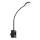 Rabalux - Dimbar LED-vägglampa 4W/230V med USB-port för vägguttag 3000/4000/6000K svart