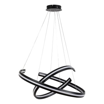 Rabalux - Dimmbar LED-pendel på vajer LED/80W/230V 3000-6500K svart + fjärrkontroll