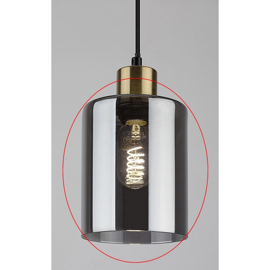 Rabalux - Ersättningsglas till E27, Ø 13 cm