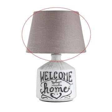 Rabalux - Ersättningslampskärm för bordslampa PETRA E14 brun/vit