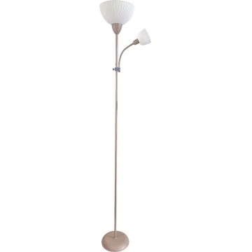 Rabalux - Golvlampa 1xE27/60W/230V + 1xE14/25W beige