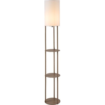 Rabalux - Golvlampa med hyllor 1xE27/40W/230V beige