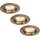 Rabalux - KIT 3xLED Infälld lampa 3xGU10/3W/230V IP40
