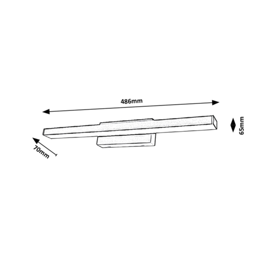 Rabalux - LED Badrumsbelysning vägg LED/12W/230V IP44