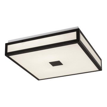 Rabalux - LED badrumstaklampa LED/18W/230V IP44 svart 30x30 cm