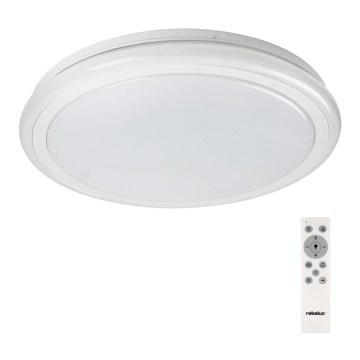 Rabalux - LED-dimbar takarmatur med fjärrkontroll RGB LED/32W/230V Ø 40 cm