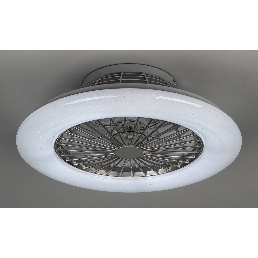 Rabalux - LED dimbar taklampa med fläkt LED/30W/230V 3000-6500K + fjärrkontroll