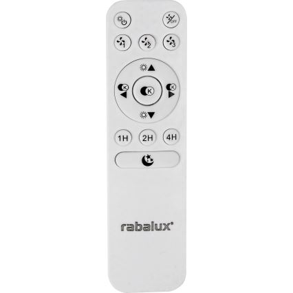 Rabalux - LED dimbar taklampa med fläkt LED/30W/230V 3000-6500K + fjärrkontroll