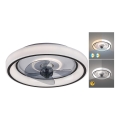 Rabalux - LED dimbar takfläkt LED/67W/230V 3000-6000K + fjärrkontroll