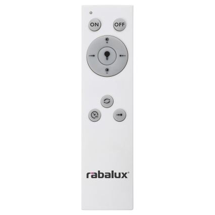 Rabalux - LED dimbar taklampa LED/38W/230V 3000-6500K vit + fjärrkontroll Ø 48 cm