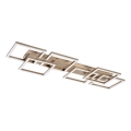 Rabalux - LED Dimbar taklampa LED/40W/230V 3000-6500K 33x100 cm guldfärgad + fjärrkontroll