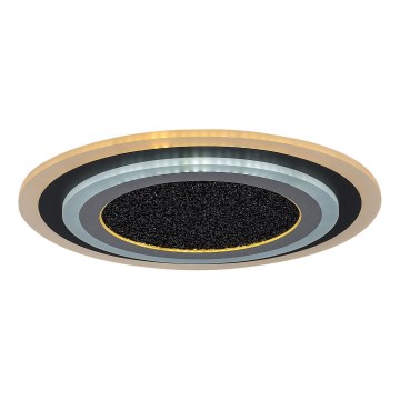 Rabalux - LED-dimbar taklampa LED/56W/230V 3000/4000/6000K svart + fjärrkontroll Ø 45 cm