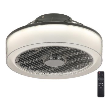Rabalux - LED dimbar taklampa med fläkt LED/30W/230V 3000-6000K + fjärrkontroll