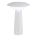 Rabalux - LED Dimbar uppladdningsbar touch bordslampa POLPERRO LED/3W/3,7V 1200mAh vit