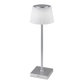 Rabalux - LED Dimbart uppladdningsbart skrivbordslampa LED/4W/3,7V 1800 mAh 3000-5000K IP44 silver