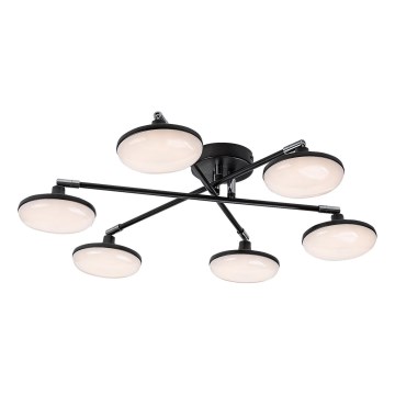 Rabalux - LED fäst ljuskrona 6xLED/4W/230V 3000K svart