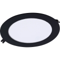Rabalux - LED infälld belysning LED/18W/230V diameter 22 cm svart