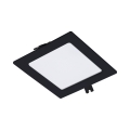 Rabalux - LED infälld belysning LED/6W/230V 12x12 cm svart