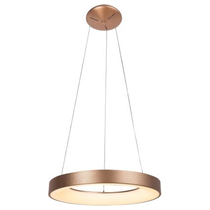 Rabalux - LED ljuskrona med textilsladd CARMELLA LED/50W/230V diameter 60 cm
