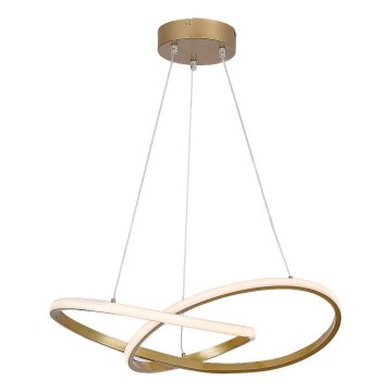 Rabalux - LED ljuskrona med textilsladd LED/36W/230V 3000K guld