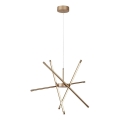 Rabalux - LED ljuskrona med textilsladd LED/40W/230V 3000K guld