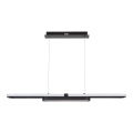 Rabalux - LED ljuskrona med textilsladd LED/48W/230V 4000K svart