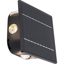 Rabalux - LED Ljusreglerad solcell vägglampa LED/0,5W/3,7V 3000K/6000K IP54