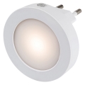 Rabalux - LED nattlampa med sensor LED/0,5W/230V 3000K diameter 65 mm