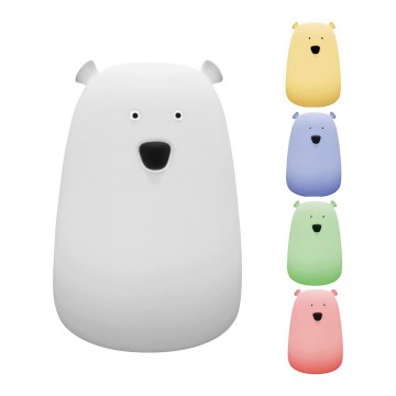 Rabalux - LED RGB Barnlampa LED/0,4W/5V 1200 mAh björn