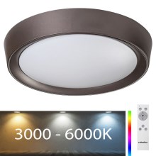 Rabalux - LED RGB Dimbar Takbelysning LED/24W/230V + Fjärrstyrd 3000-6000K