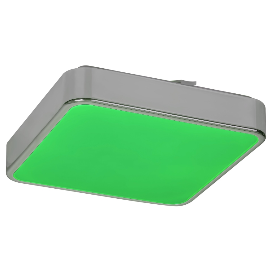 Rabalux - LED RGB dimbar badrumstaklampa LED/22W/230V 3000-6000K IP44 + fjärrkontroll 29x29 cm