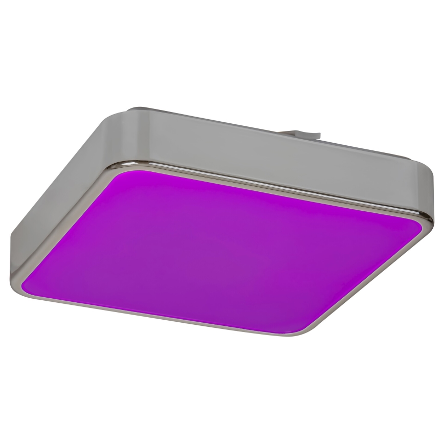 Rabalux - LED RGB dimbar badrumstaklampa LED/22W/230V 3000-6000K IP44 + fjärrkontroll 29x29 cm