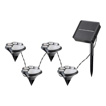 Rabalux - LED Solcellslampa 4xLED/0,06W/1,2V IP44 600 mAh