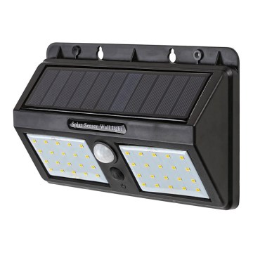 Rabalux - LED solcellsvägglampa med sensor IP44 1200 mAh
