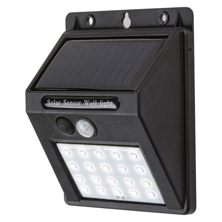 Rabalux - LED-soldriven vägglampa med sensor IP44 1200 mAh