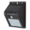 Rabalux - LED-soldriven vägglampa med sensor IP44 1200 mAh