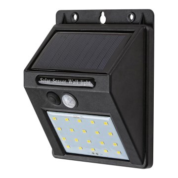 Rabalux - LED-soldriven vägglampa med sensor IP44 1200 mAh