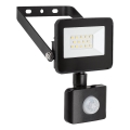 Rabalux - LED strålkastare med sensor LED/10W/230V 4000K IP44 svart